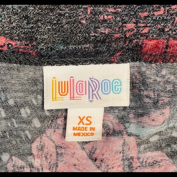 Roses and Leaves on Dark Gray/Black T Shirt Dress - Picture 4 of 4